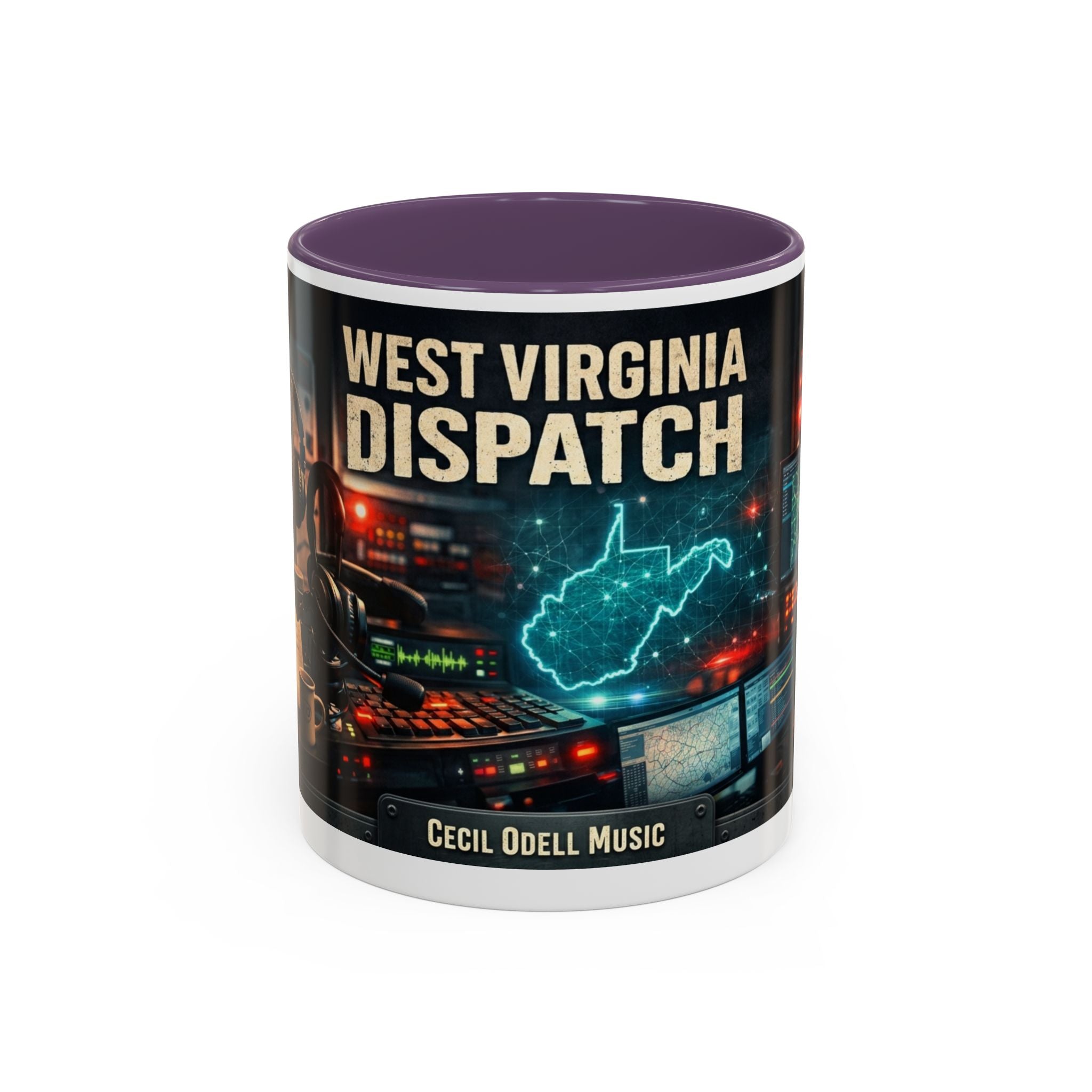 West Virginia Dispatch Accent Coffee Mug: Emergency Dispatch Radio Operator Gift (11/15oz)