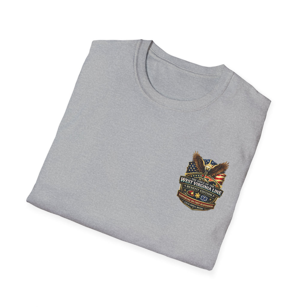 Fire Department T-Shirt: Tunnelton VFD Line Photo Tee