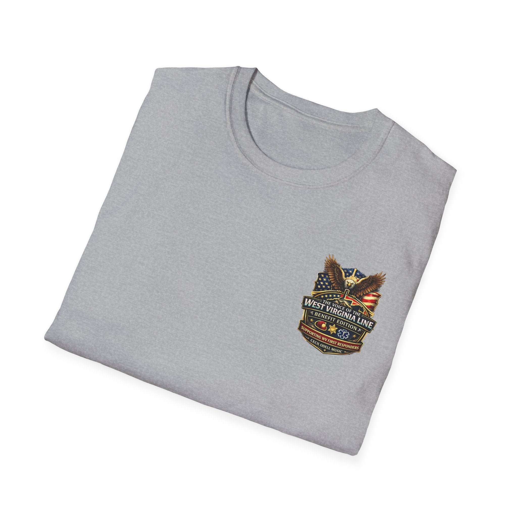 Fire Department T-Shirt: Tunnelton VFD Line Photo Tee