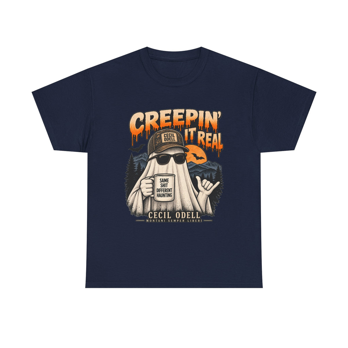 Creepin' It Real Halloween Tee | Cecil Odell
