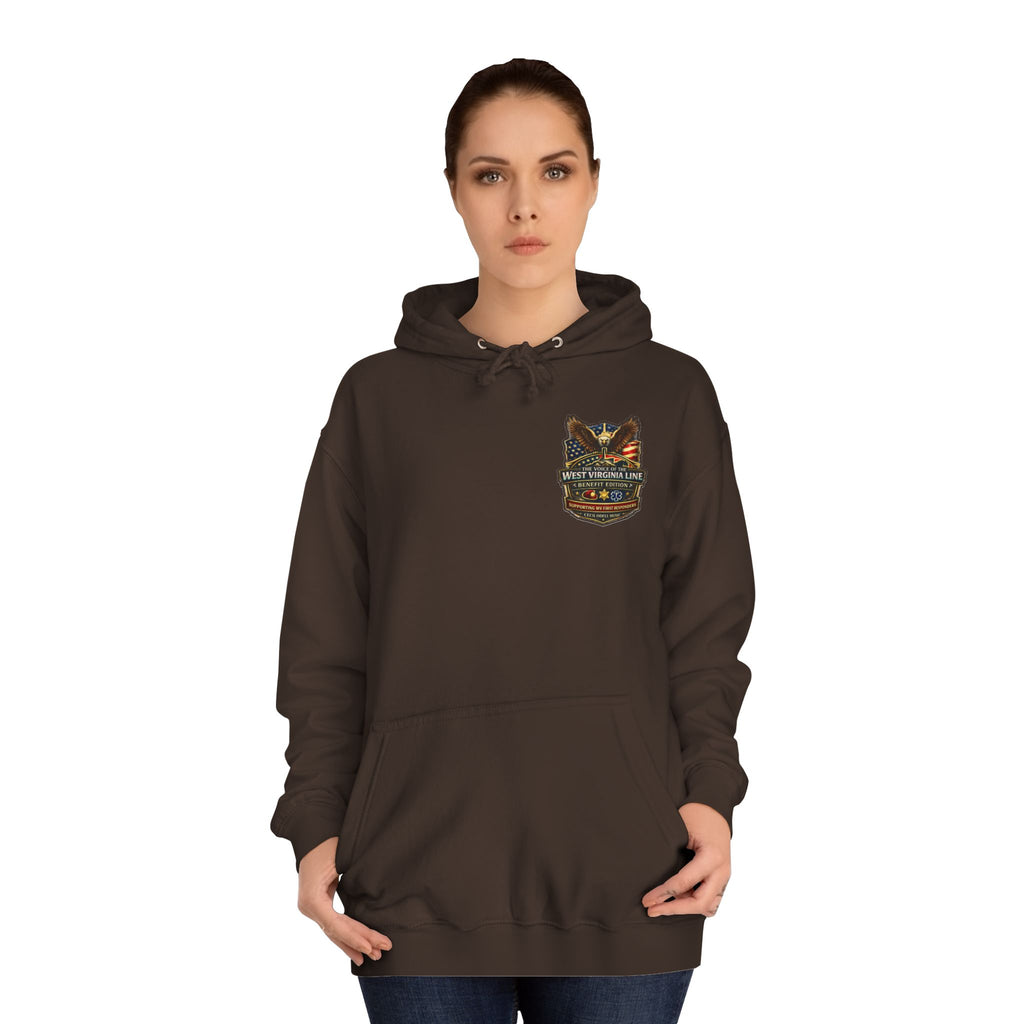 West Virginia Line Badge Hoodie: State & First Responder Tribute