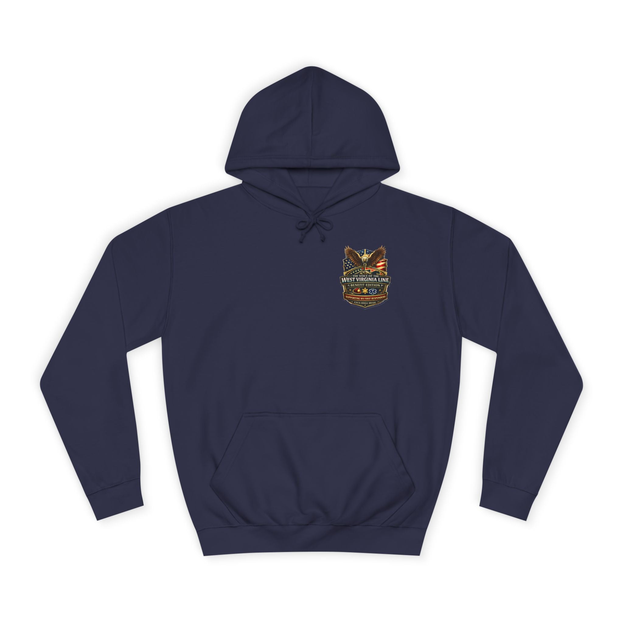 West Virginia Line Badge Hoodie: State & First Responder Tribute