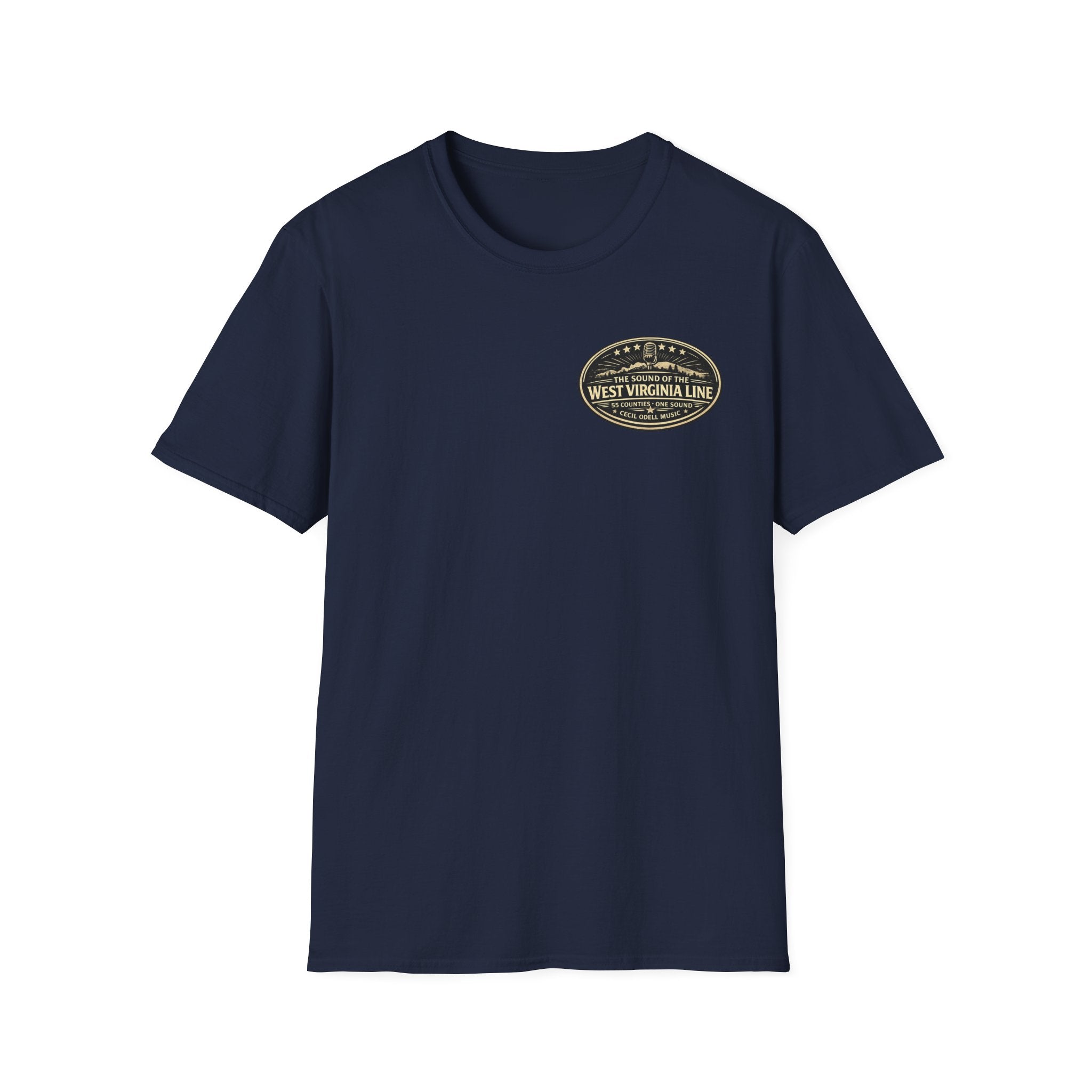 West Virginia Vintage Logo T-Shirt: Pleasants County Line Graphic Tee
