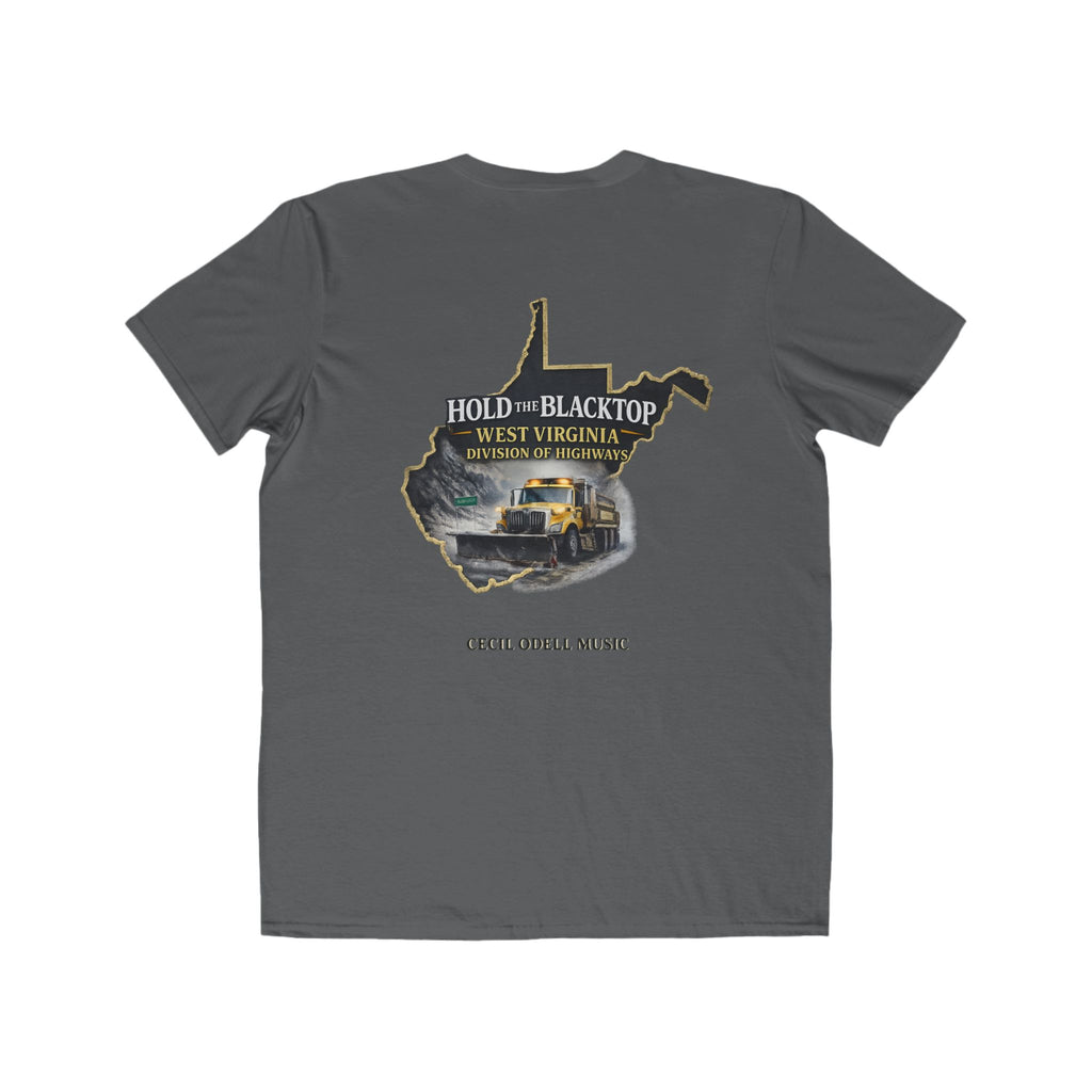 West Virginia Map T‑Shirt: "Hold the Blacktop" Vintage Truck Graphic Tee