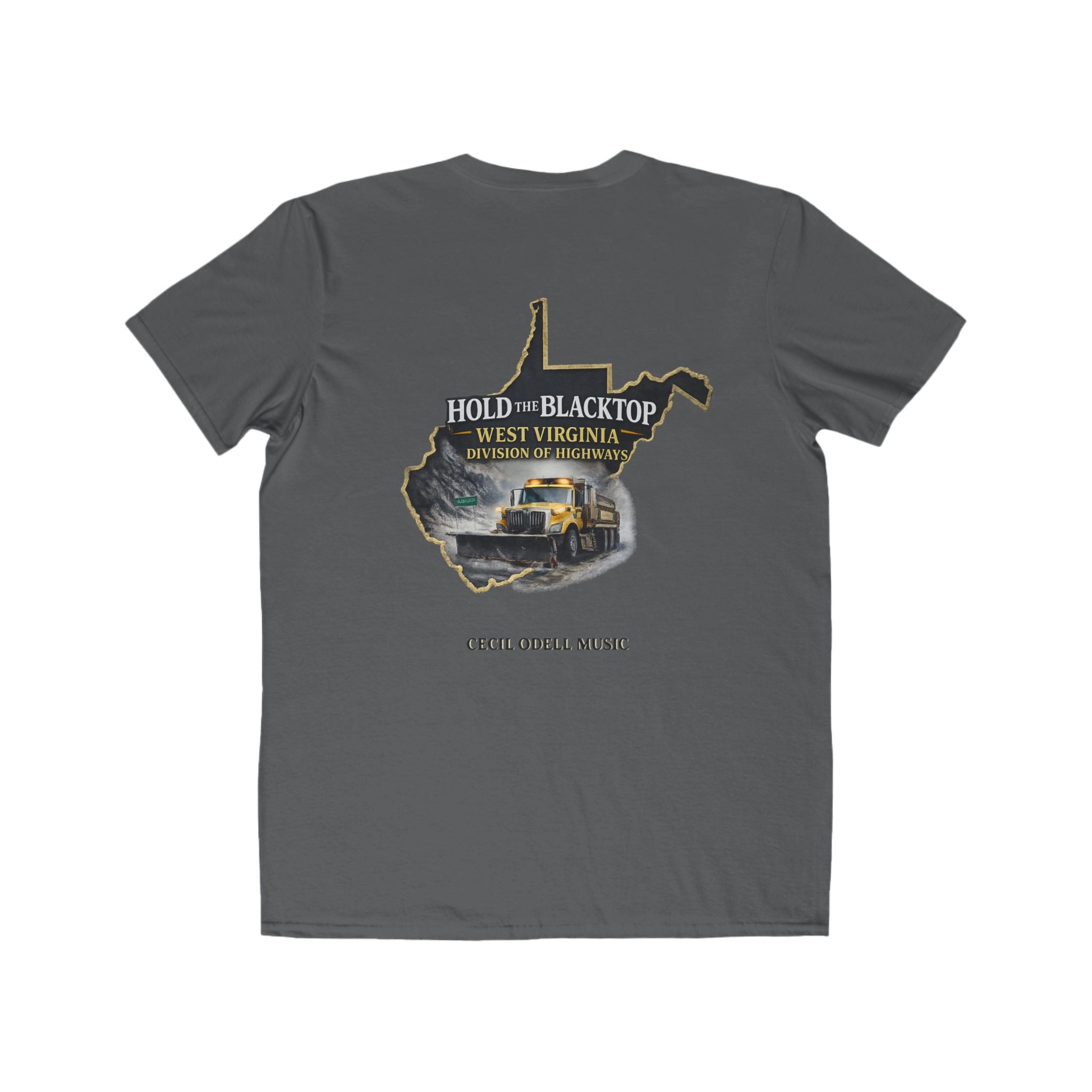West Virginia Map T‑Shirt: "Hold the Blacktop" Vintage Truck Graphic Tee