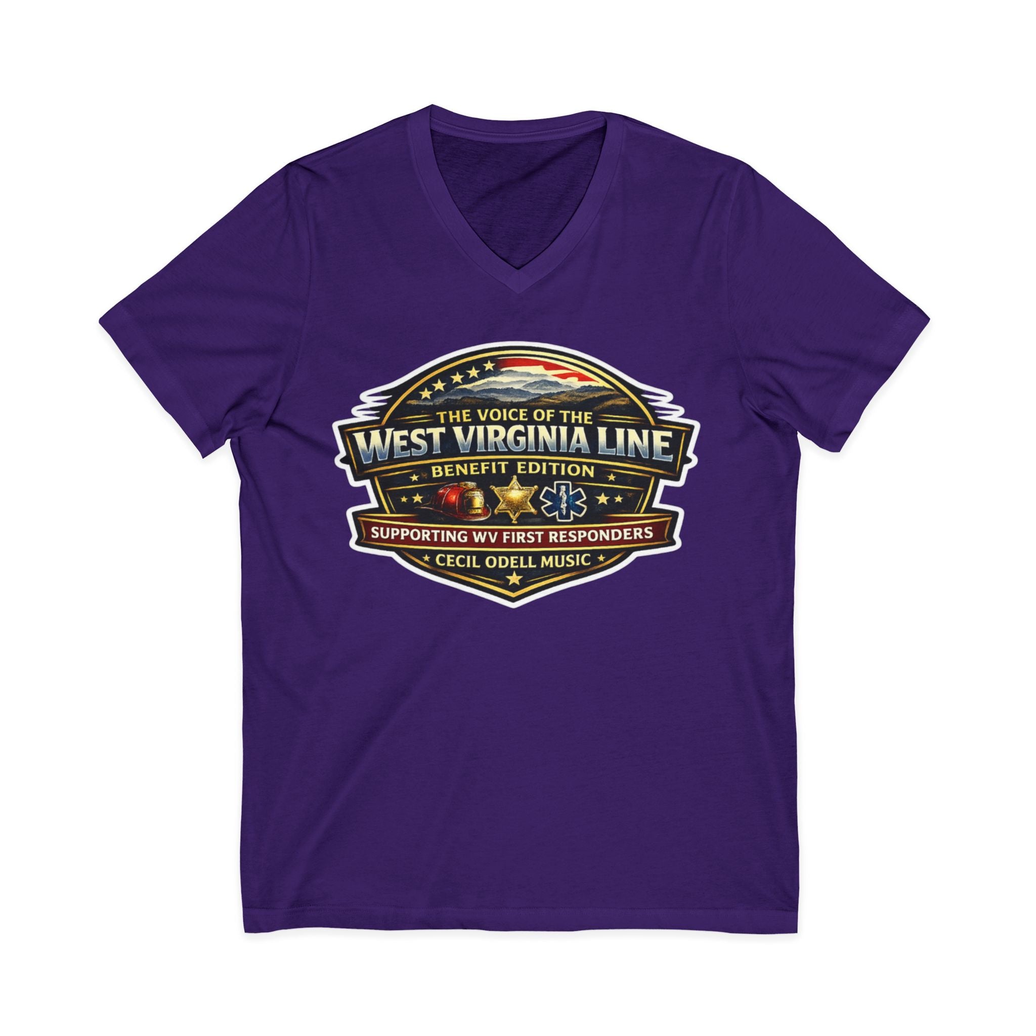 The Voice of the West Virginia Line Benefit Edition - V-Neck