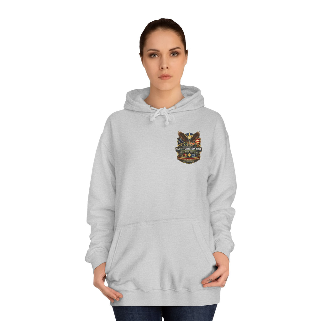 West Virginia Line Badge Hoodie: State & First Responder Tribute