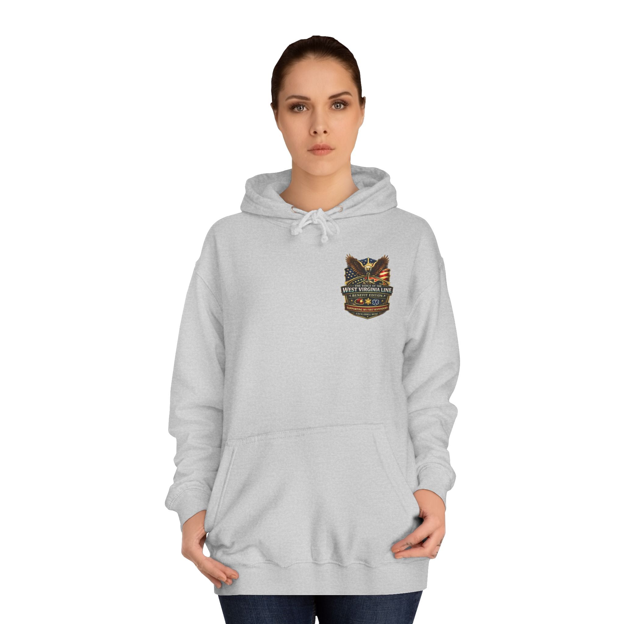 West Virginia Line Badge Hoodie: State & First Responder Tribute