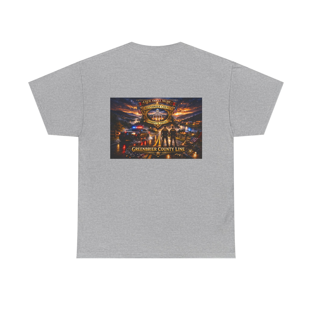 Greenbrier County Line Concert Tee: Vintage Live Music Poster Shirt