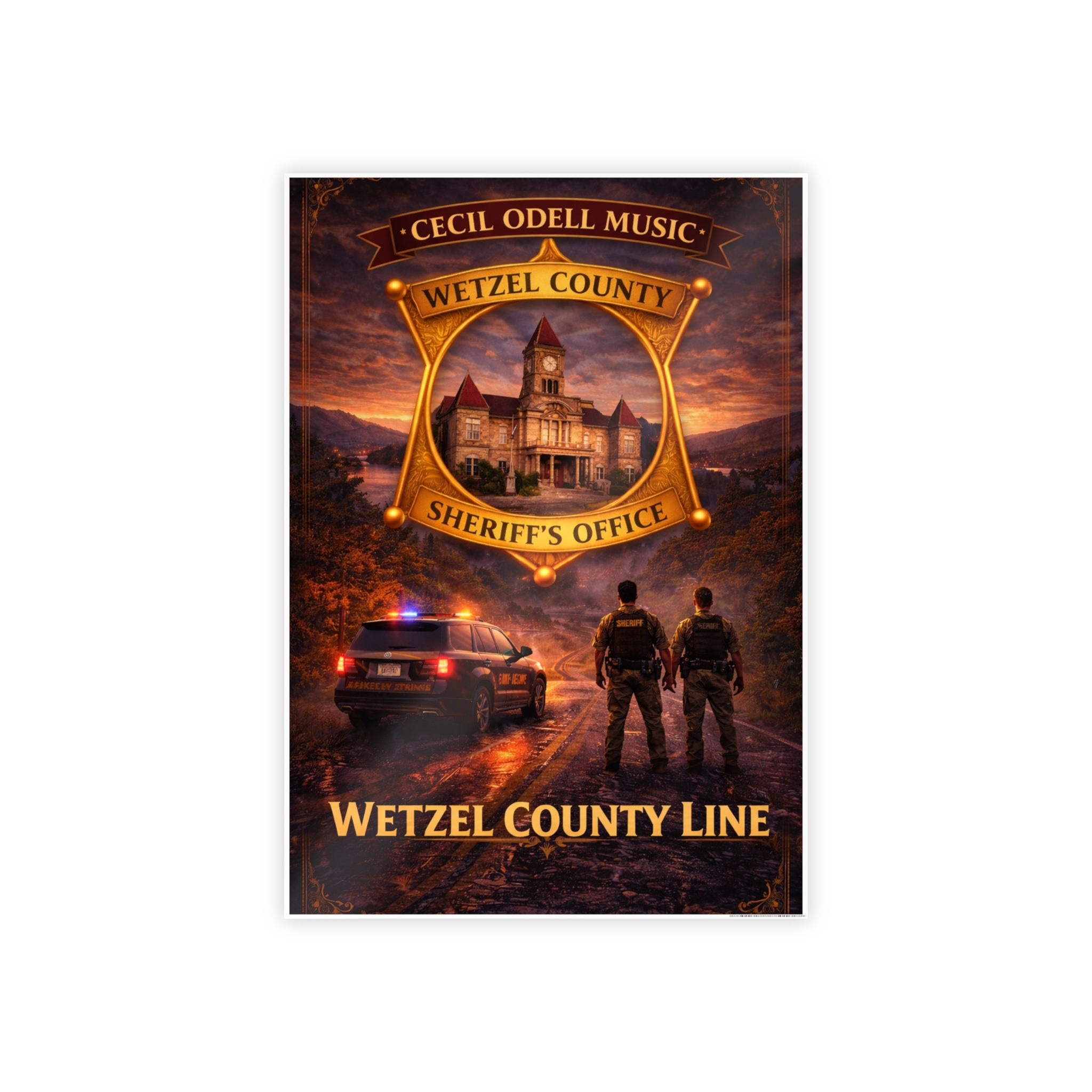Wetzel County Line: Sheriff’s Office Gloss Poster