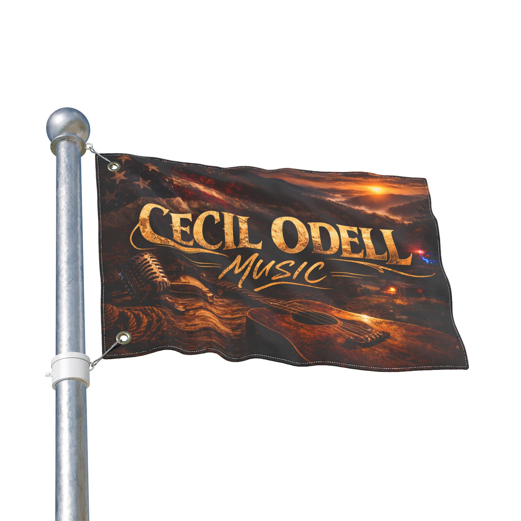 Cecil Odell Music Double-Sided Outdoor Flag