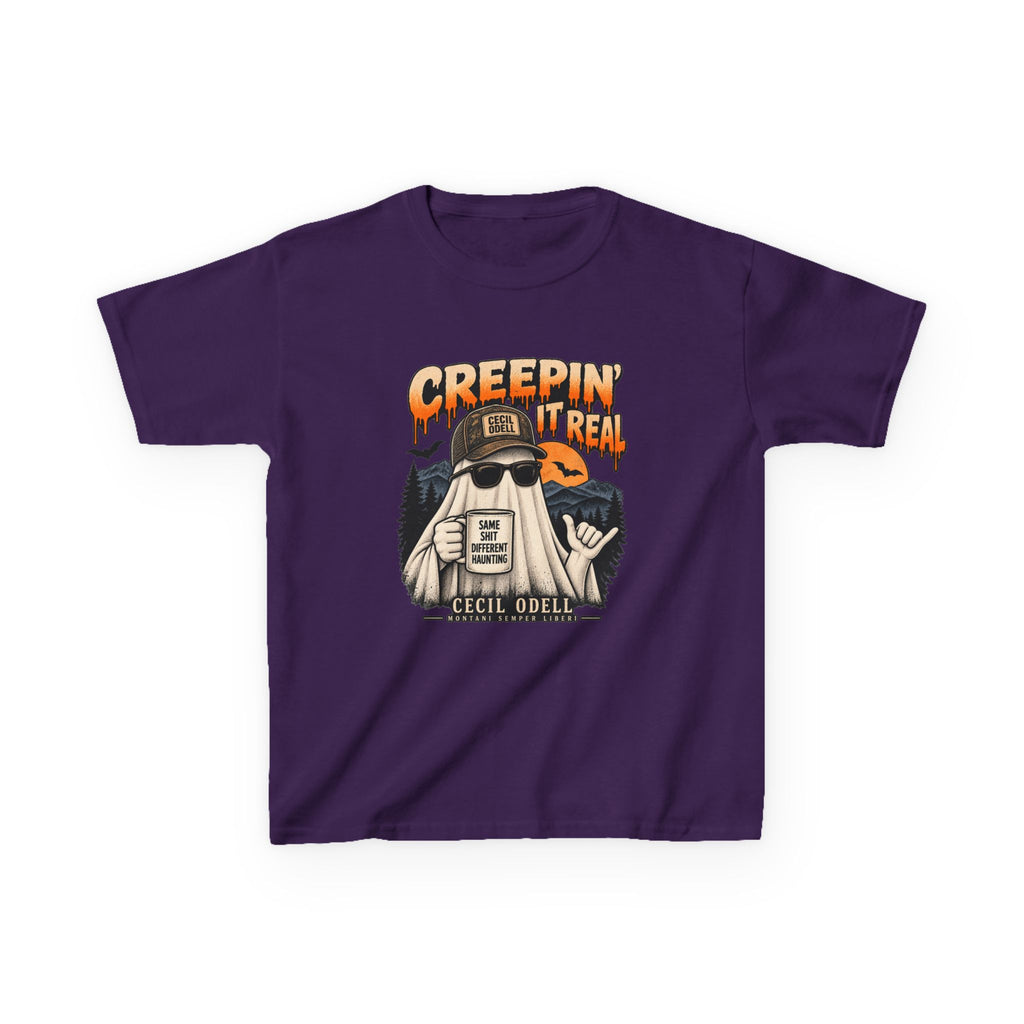 Creepin' It Real Kids Halloween Tee | Cecil Odell