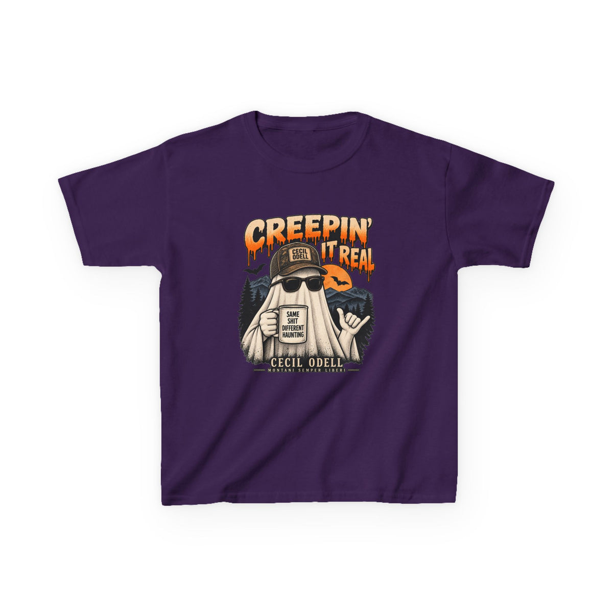 Creepin' It Real Kids Halloween Tee | Cecil Odell