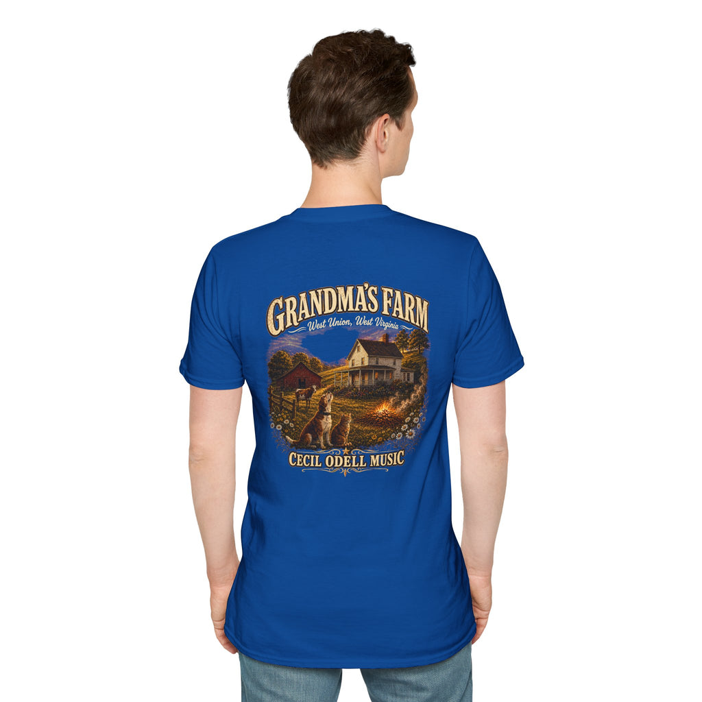 Grandma's Farm T-Shirt: West Union West Virginia Rustic Country Tee