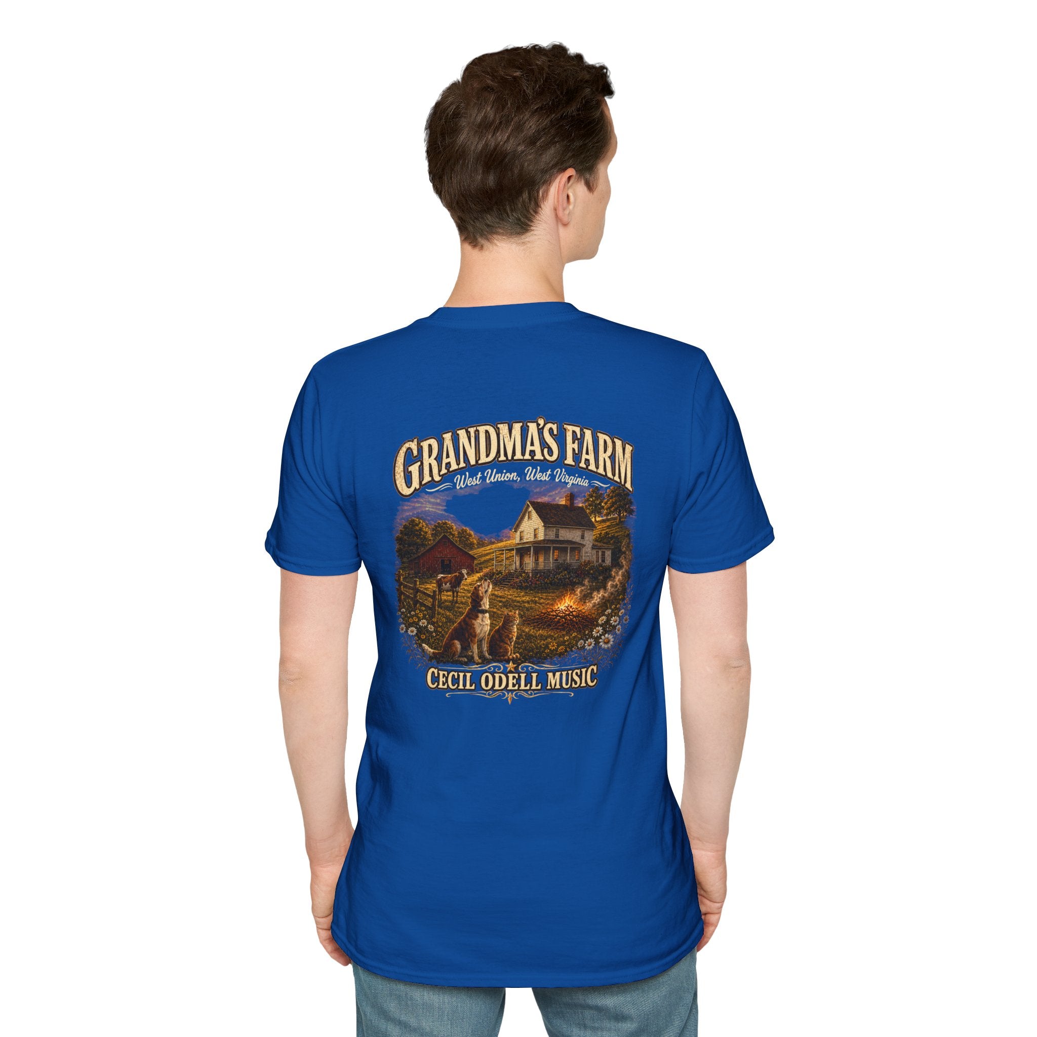 Grandma's Farm T-Shirt: West Union West Virginia Rustic Country Tee