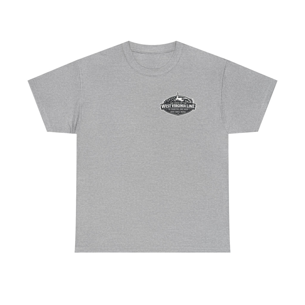 West Virginia Line Tee: 'The Voice of the West Virginia Line' Graphic T-Shirt