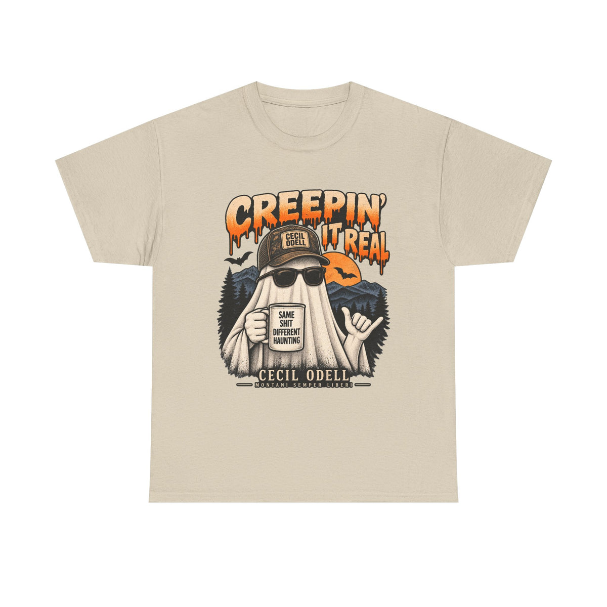 Creepin' It Real Halloween Tee | Cecil Odell