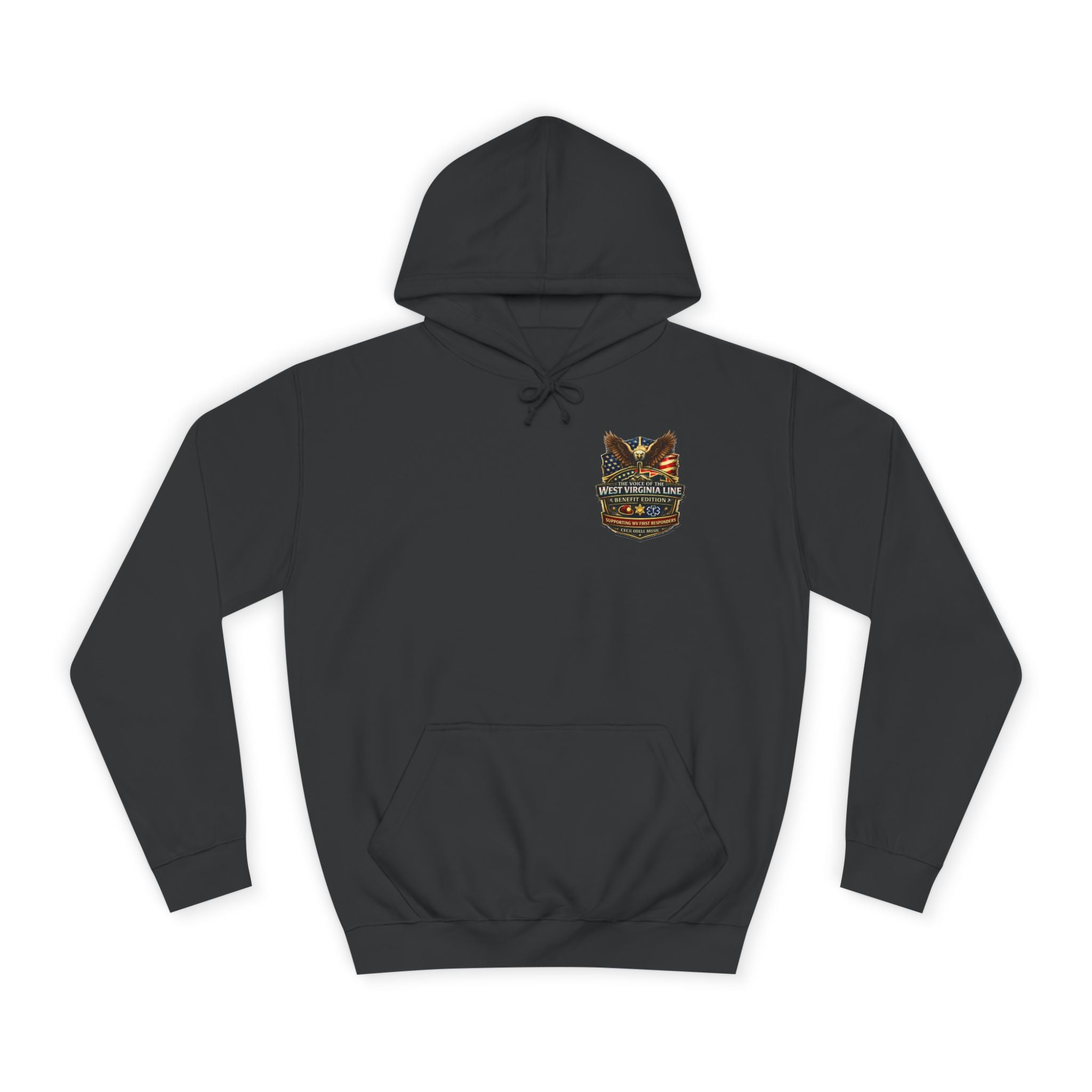 West Virginia Line Badge Hoodie: State & First Responder Tribute