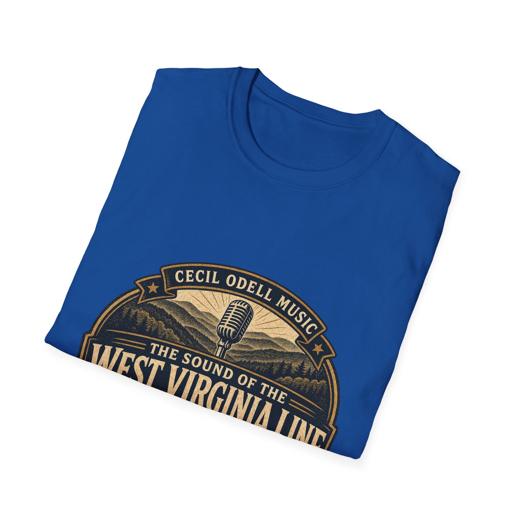 West Virginia Music T-Shirt: "Built to Sound Like Home" Vintage State Guitar Tee