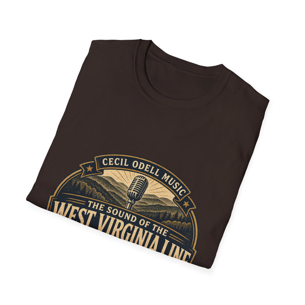 West Virginia Music T-Shirt: "Built to Sound Like Home" Vintage State Guitar Tee