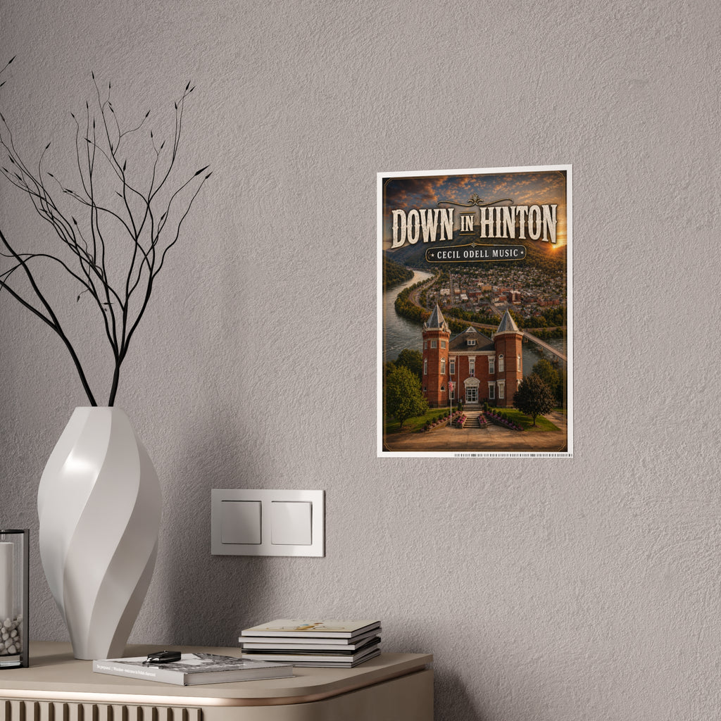 Down in Hinton Gloss Poster