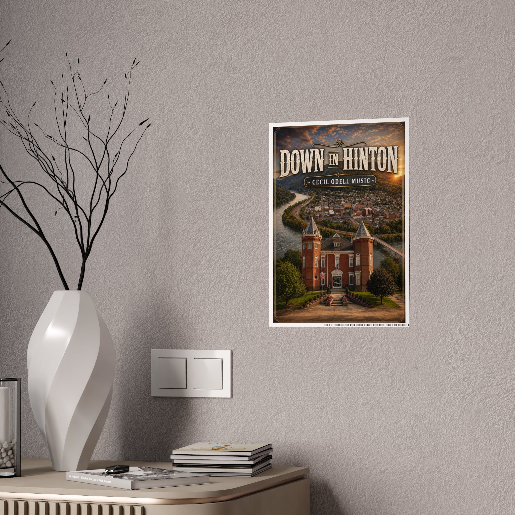 Down in Hinton Gloss Poster