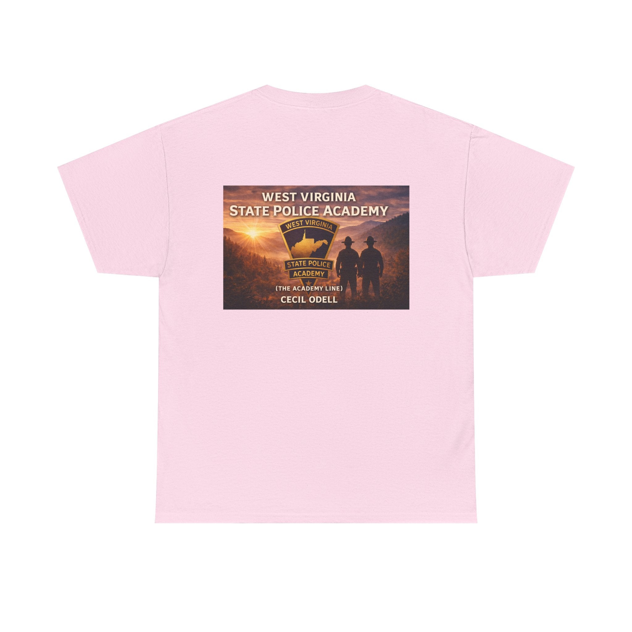 State Police Academy T-Shirt - West Virginia Honor Badge Design