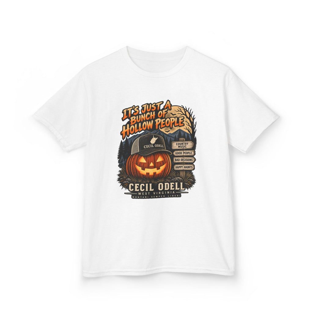It's Just a Bunch of Hollow People Kids Halloween Tee | Cecil Odell