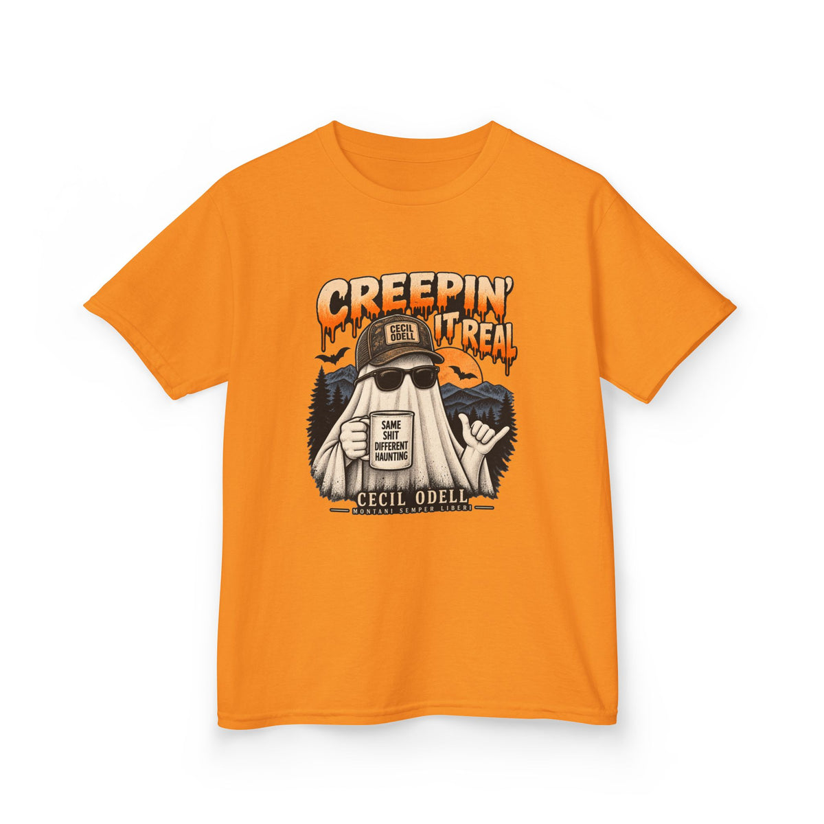 Creepin' It Real Kids Halloween Tee | Cecil Odell