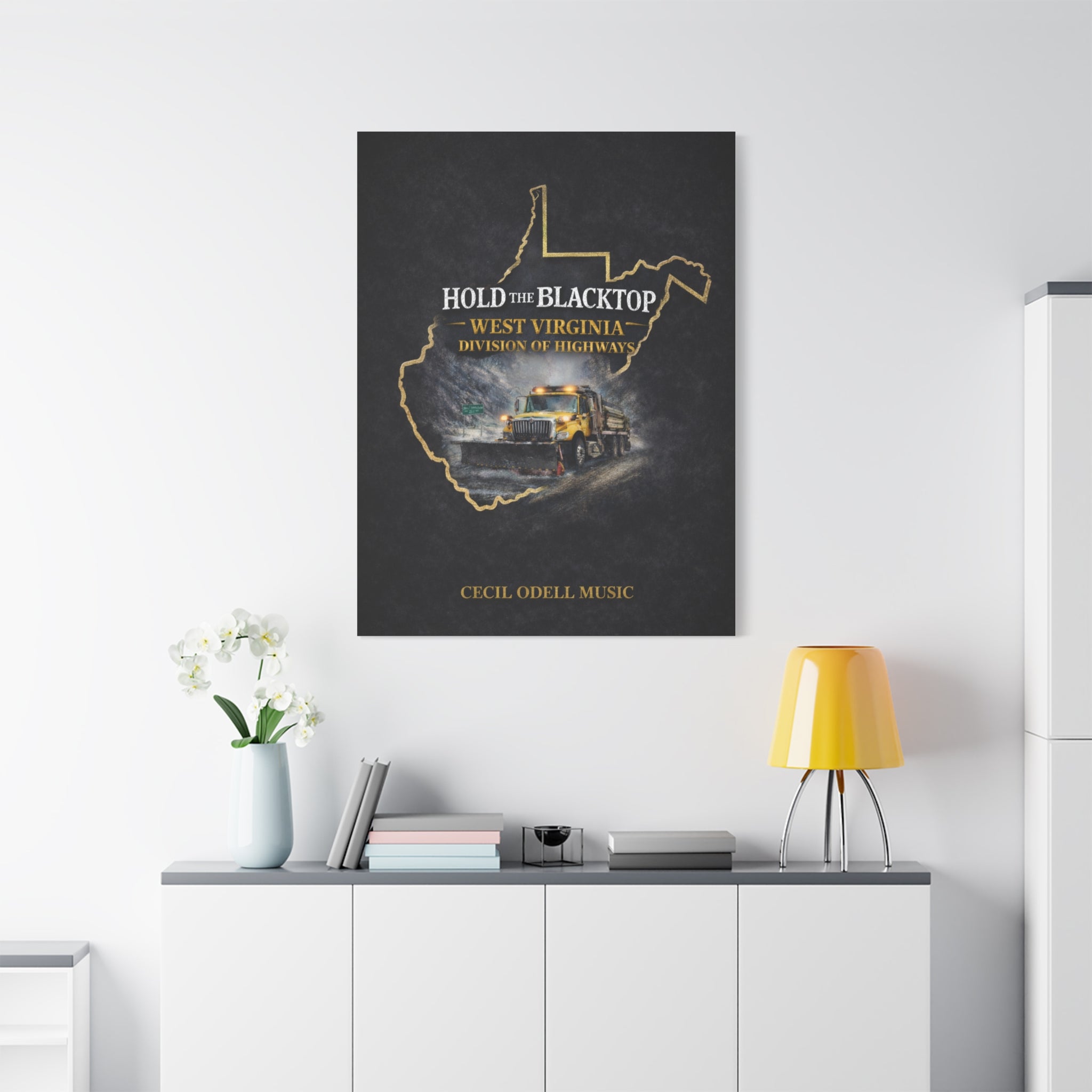 Hold the Blacktop: West Virginia Division of Highways Canvas Print