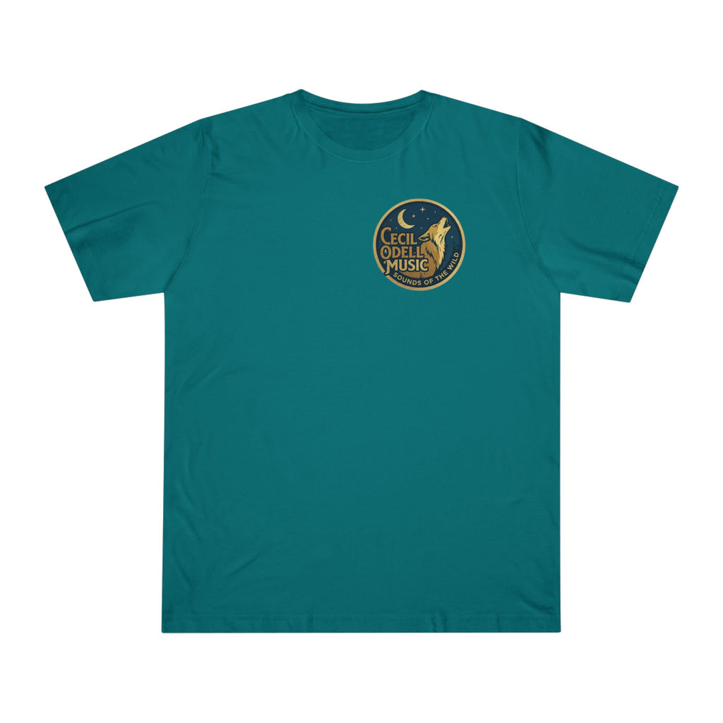 Mountain Made T-Shirt: 'Cecil Odell Music' Scenic Back Print