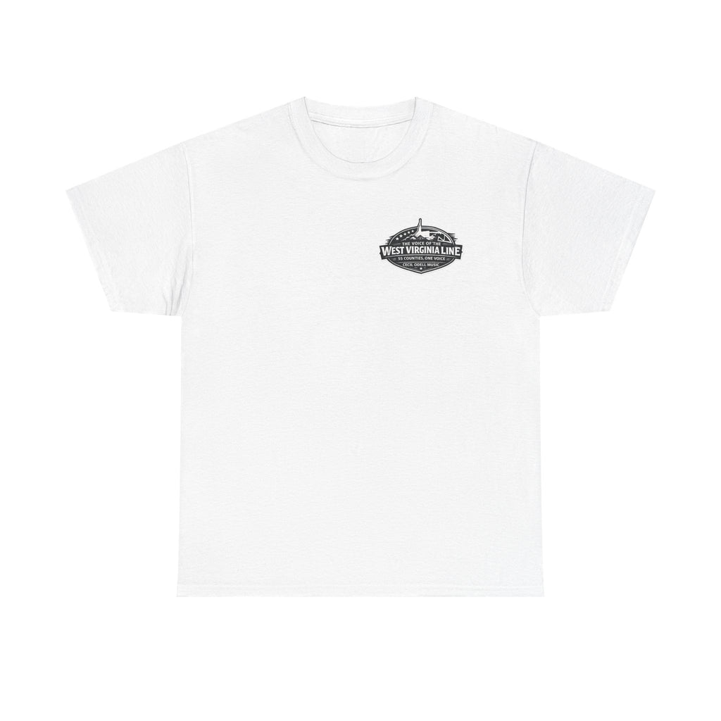 West Virginia Line Tee: 'The Voice of the West Virginia Line' Graphic T-Shirt