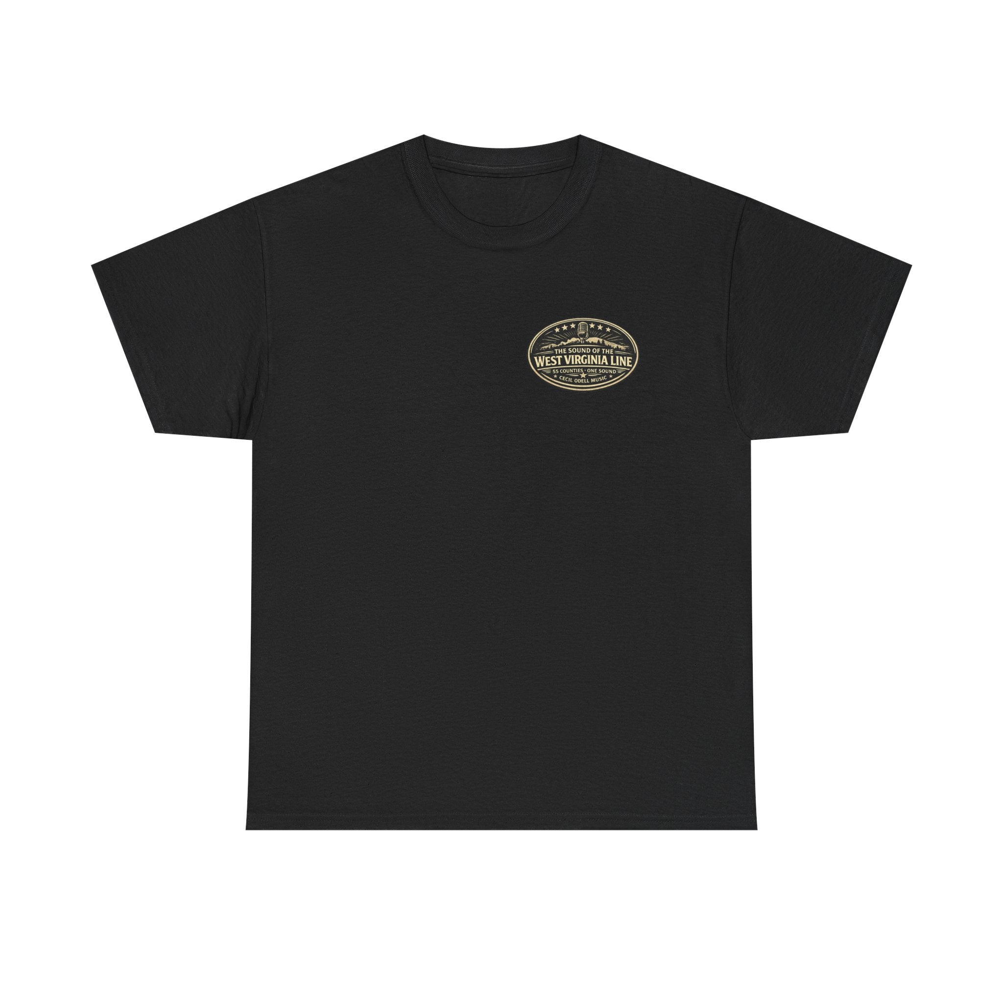 Wayne VFD Line Graphic Tee: Retro Firefighter Poster Shirt