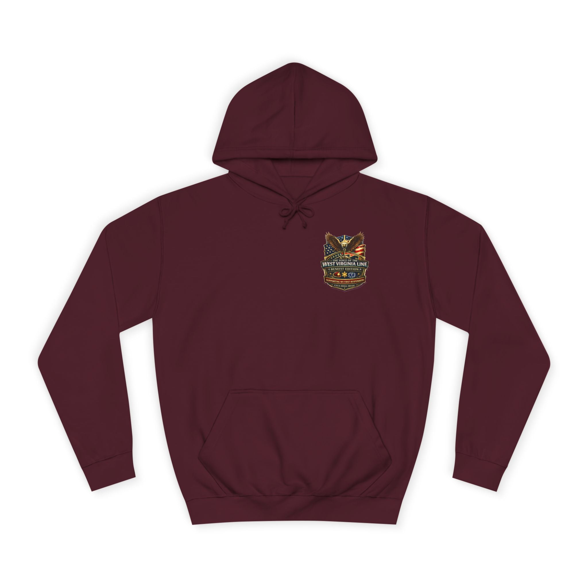 West Virginia Line Badge Hoodie: State & First Responder Tribute