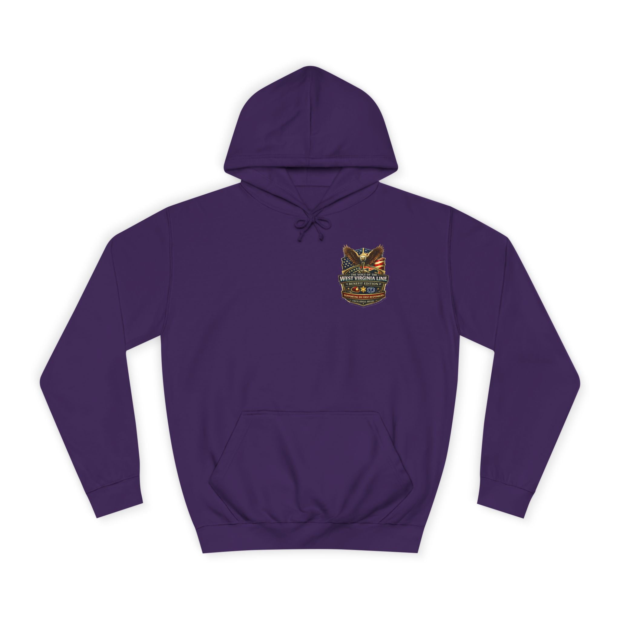West Virginia Line Badge Hoodie: State & First Responder Tribute