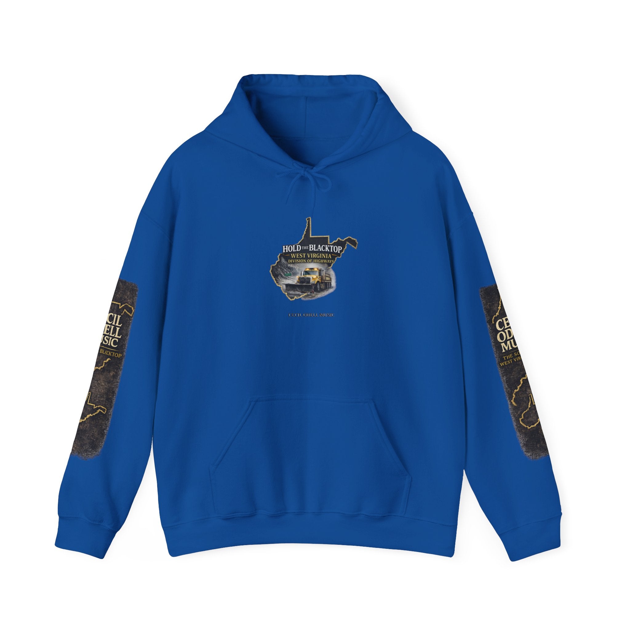 Hold the Blacktop Hoodie: Classic Road Trip Graphic Pullover