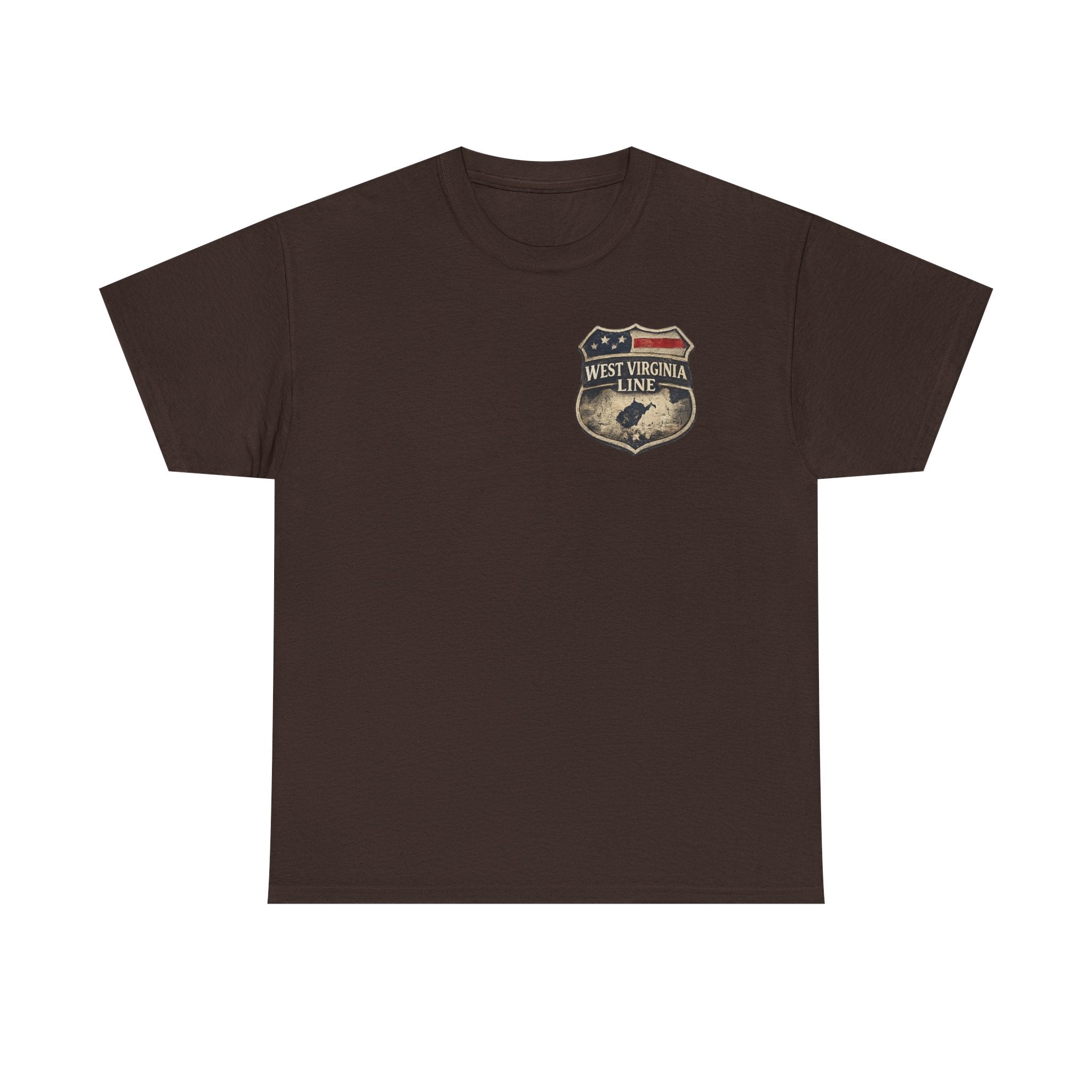 West Virginia Line Benefit Tee: Supporting First Responders (Eagle & Flag)