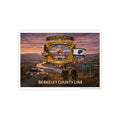 Berkeley County Line Gloss Poster: Sheriff’s Department Badge Scenic Tribute