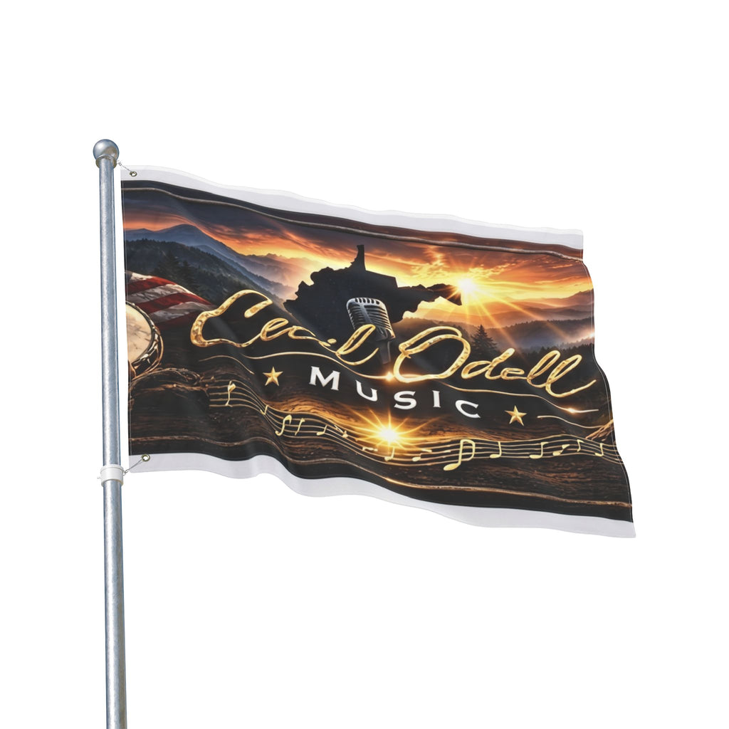 Cecil Odell Music Double-Sided Decorative Flag