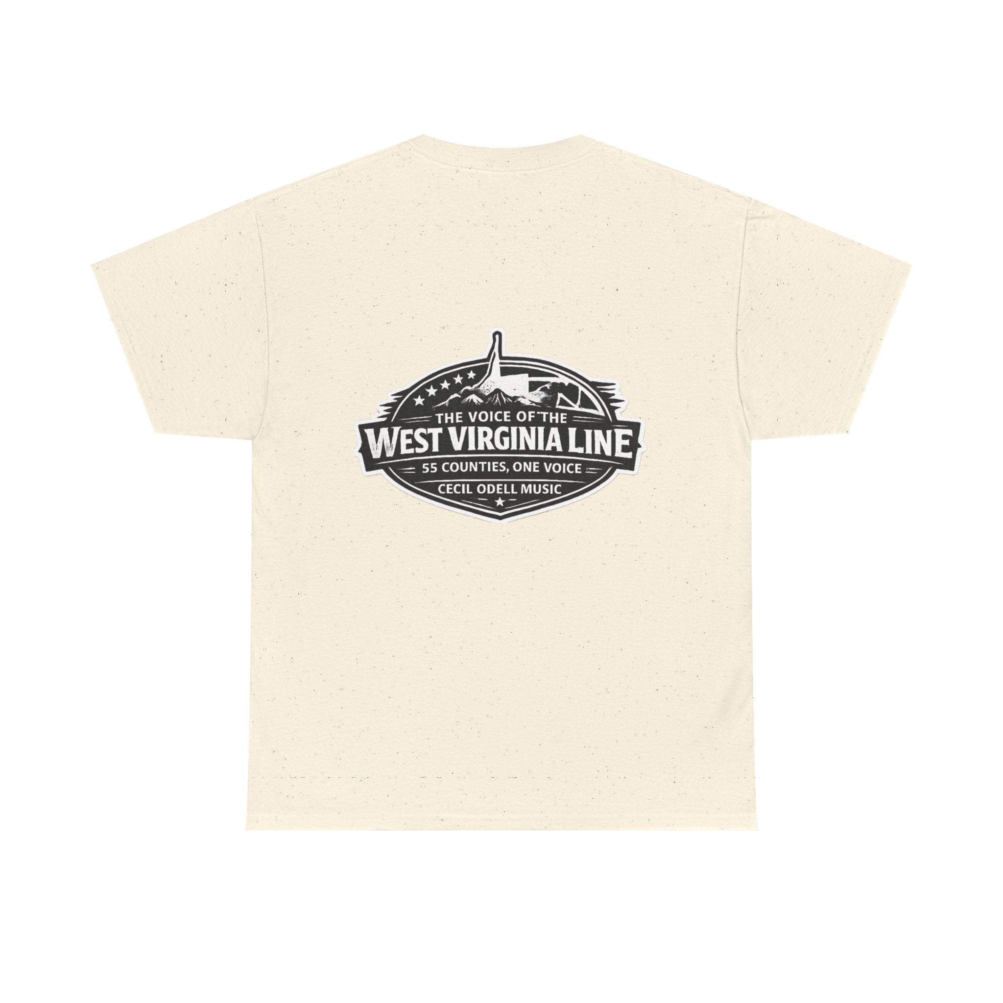 West Virginia Line Tee: 'The Voice of the West Virginia Line' Graphic T-Shirt