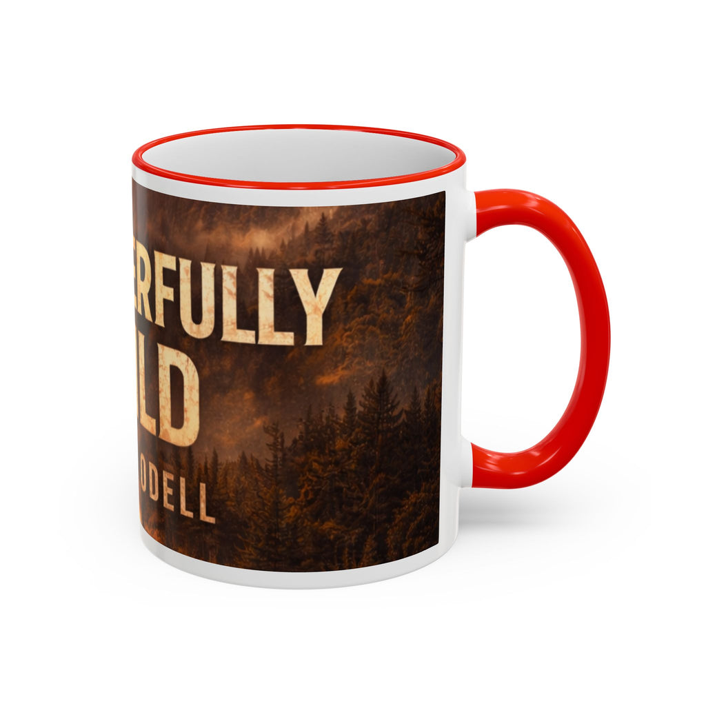 Wonderful Wild Scenic Mug: "Wonderful Wild" Cecil Odell Coffee Cup (Accent Rim & Handle)