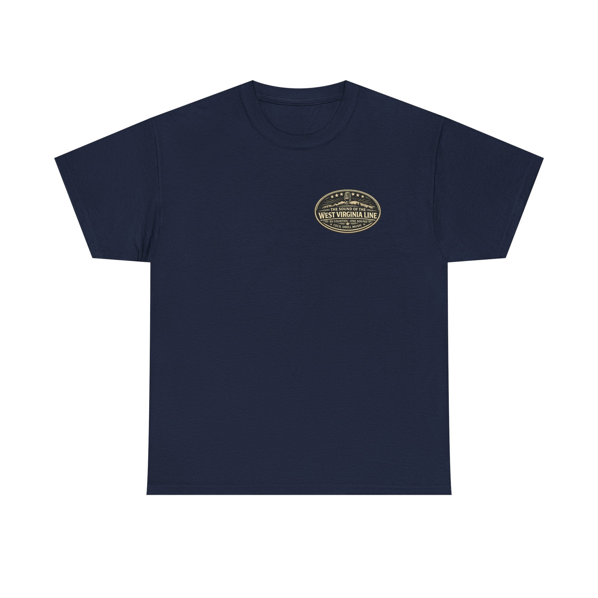 Wayne VFD Line Graphic Tee: Retro Firefighter Poster Shirt