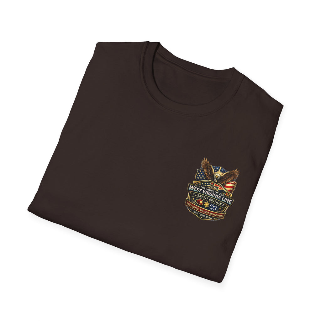 Fire Department T-Shirt: Tunnelton VFD Line Photo Tee
