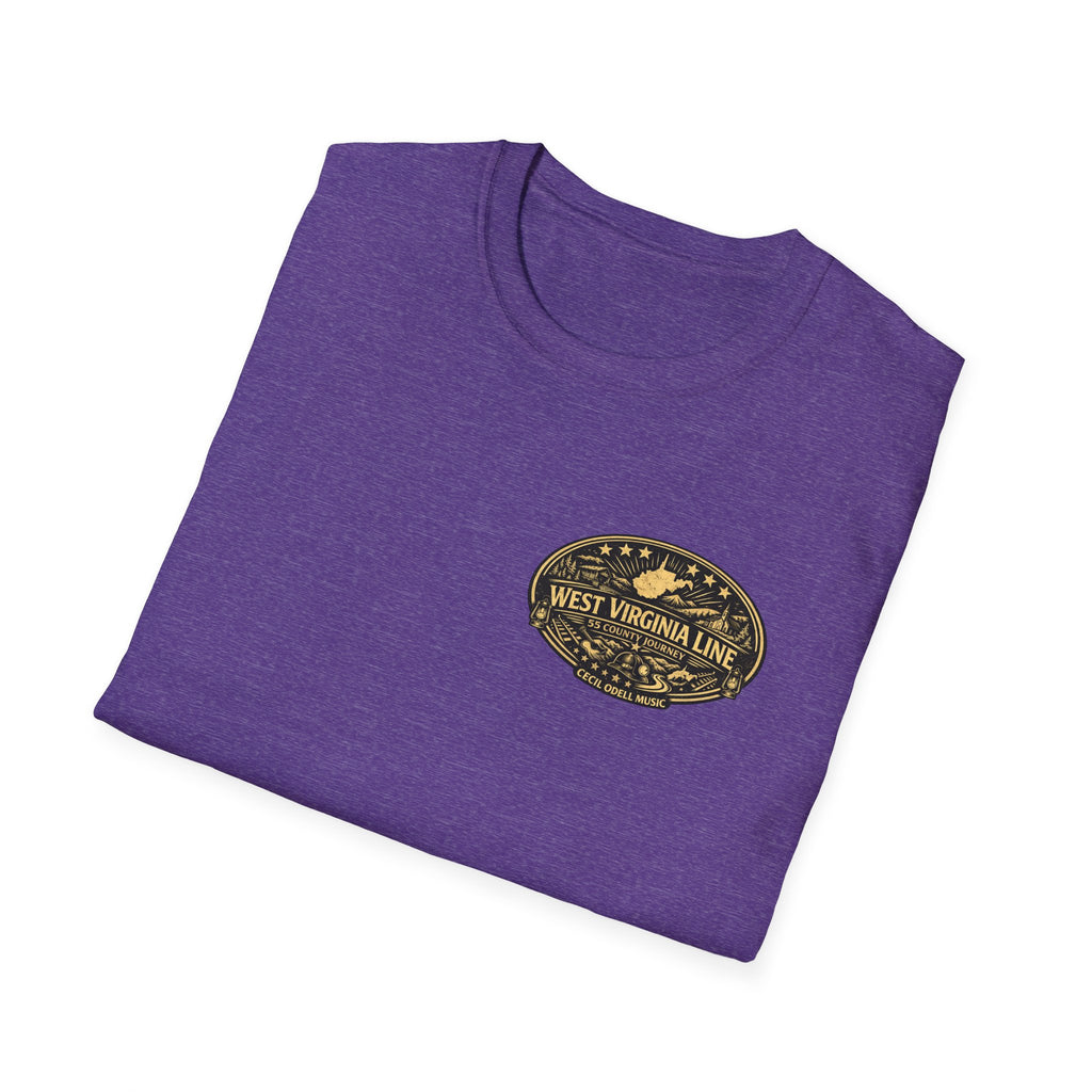West Virginia Line Wirt County T-Shirt