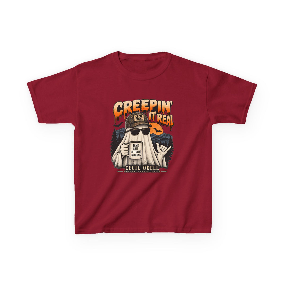 Creepin' It Real Kids Halloween Tee | Cecil Odell