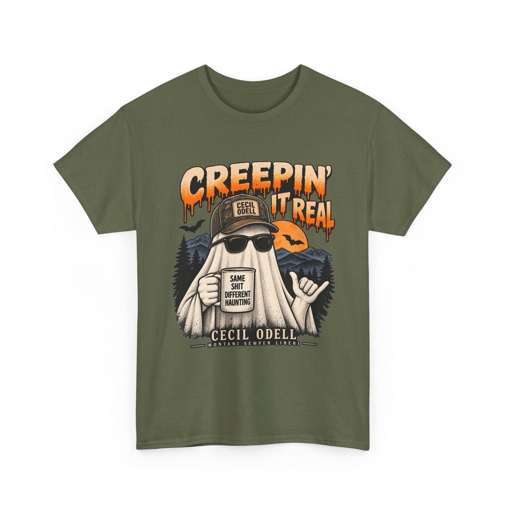 Creepin' It Real Halloween Tee | Cecil Odell