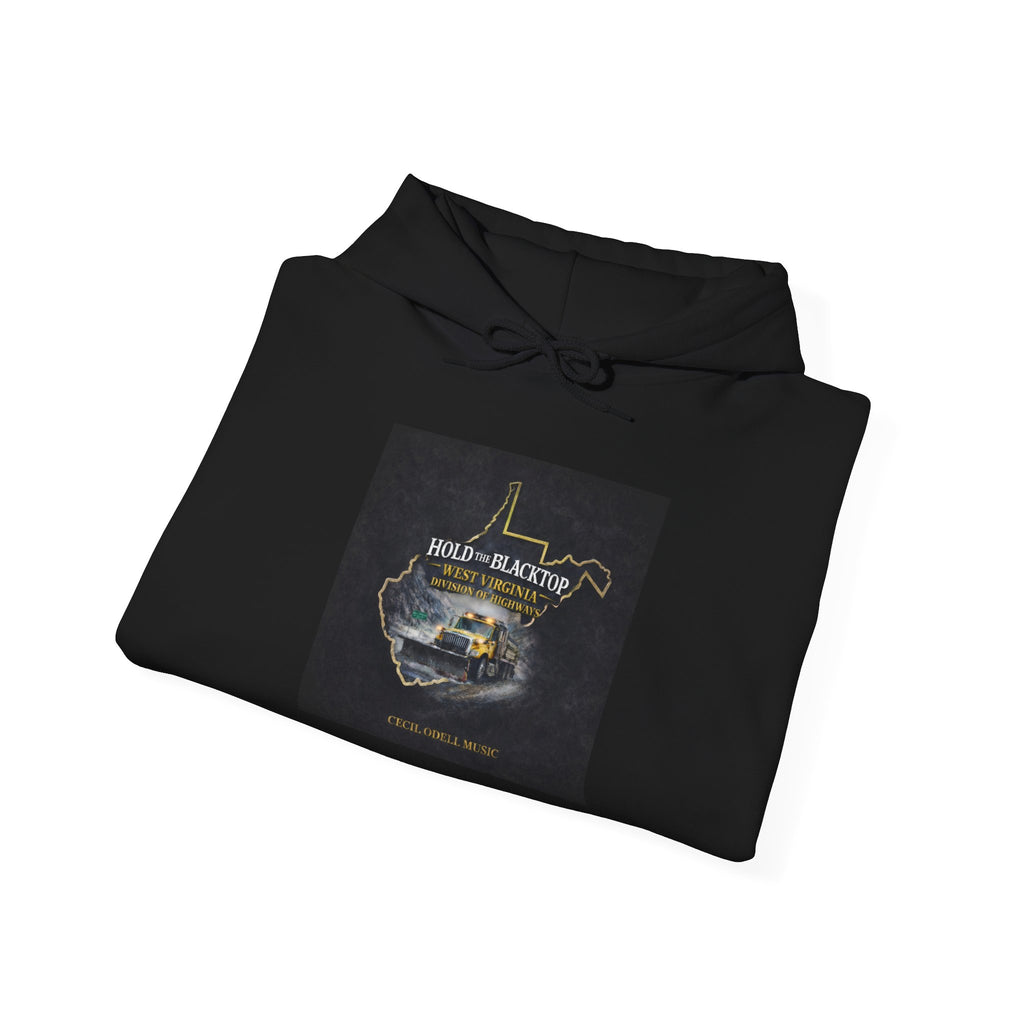 Hoodie: "Hold The Blacktop" Vintage Road Trip Graphic Pullover