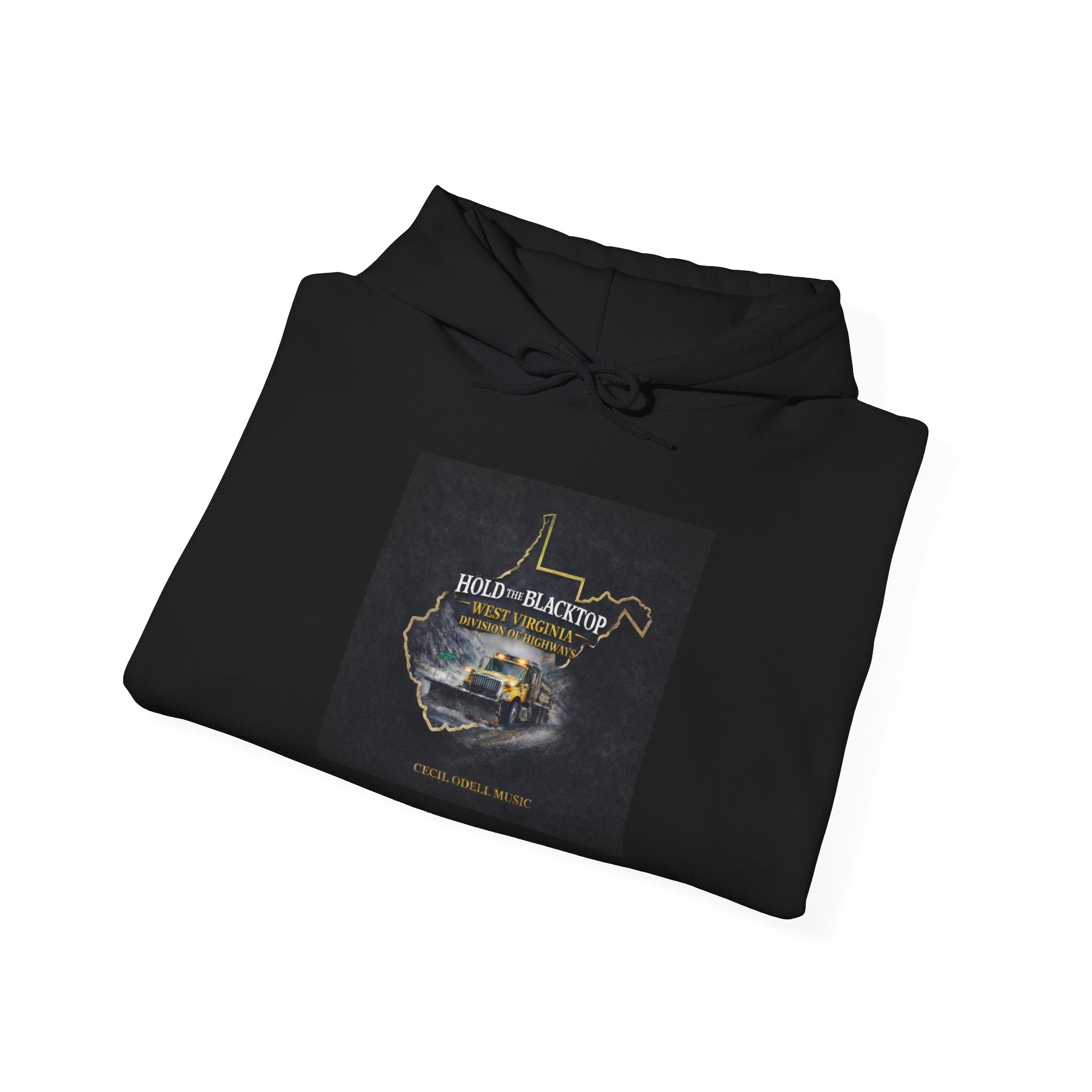 Hoodie: "Hold The Blacktop" Vintage Road Trip Graphic Pullover