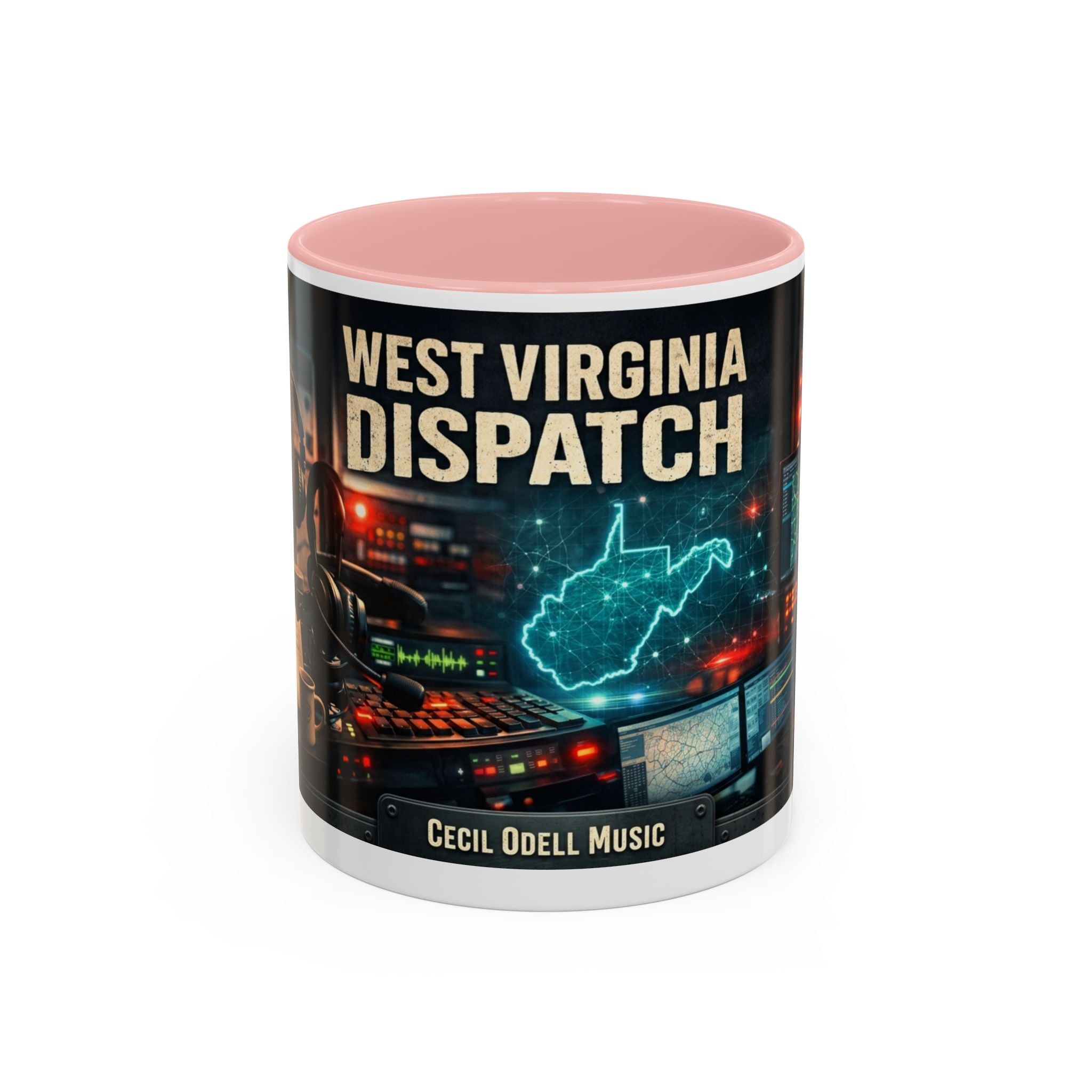 West Virginia Dispatch Accent Coffee Mug: Emergency Dispatch Radio Operator Gift (11/15oz)
