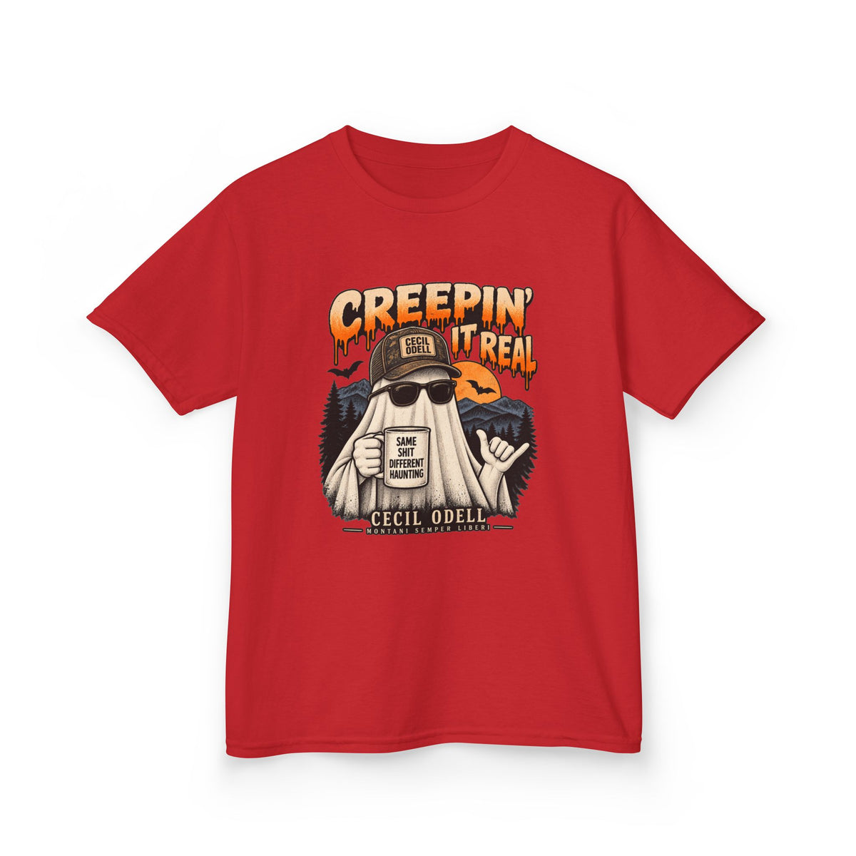 Creepin' It Real Kids Halloween Tee | Cecil Odell